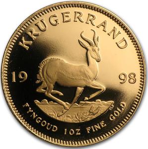 1998 1oz Gold Krugerrand Bullion Coin